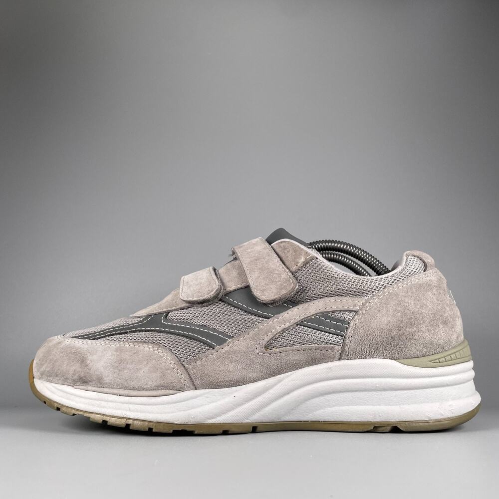 SAS Journey Men's 10.5 W Gray Mesh Suede Tripad Comfort Straps Sneakers Casual